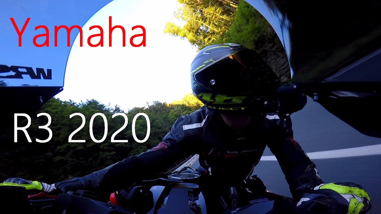 2020 Yamaha YZF-R3 pushing fast [pure sound] [RAW]