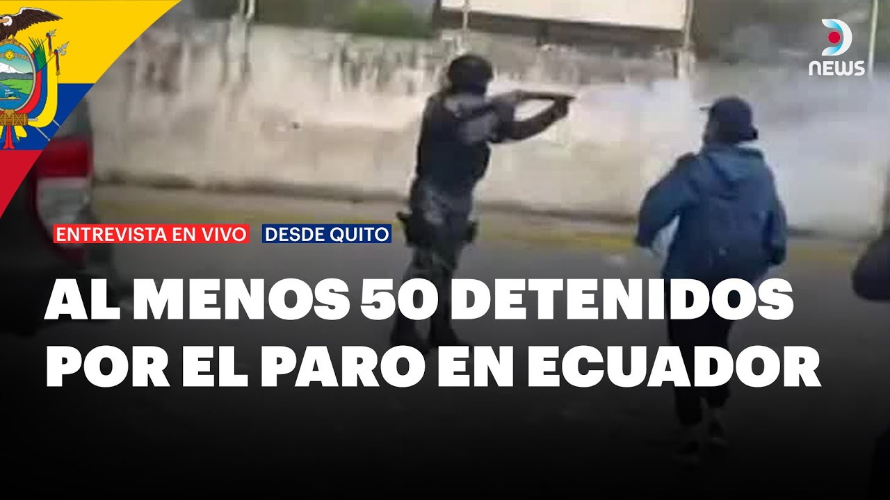🔥 Destrozos y vandalismo durante la primera jornada de paro en el Ecuador | DNews
