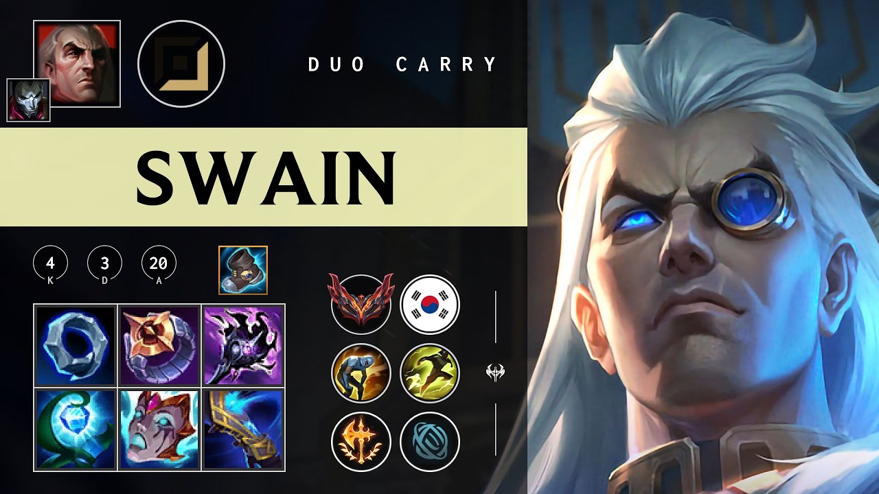 Swain Carry vs Vex - KR Grandmaster Patch 26.06