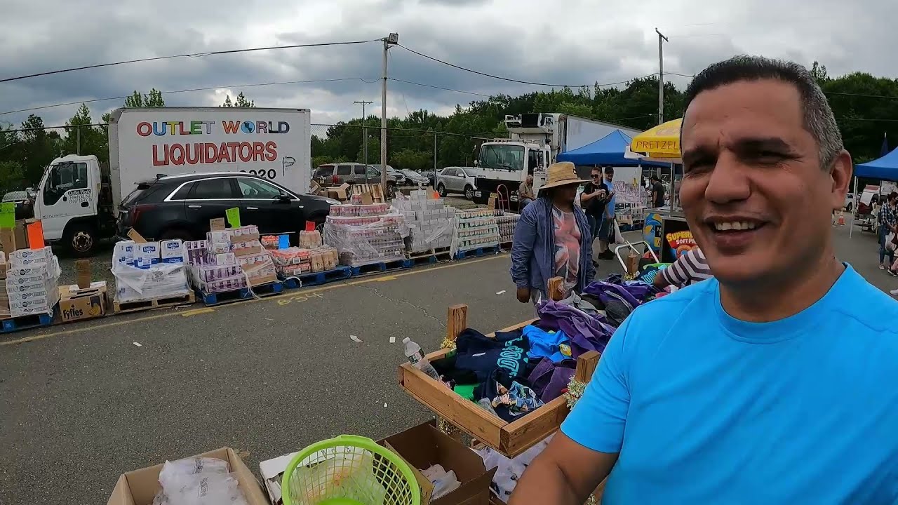 Como es un Mercado de pulgas en Estados Unidos, Englishtown New Jersey