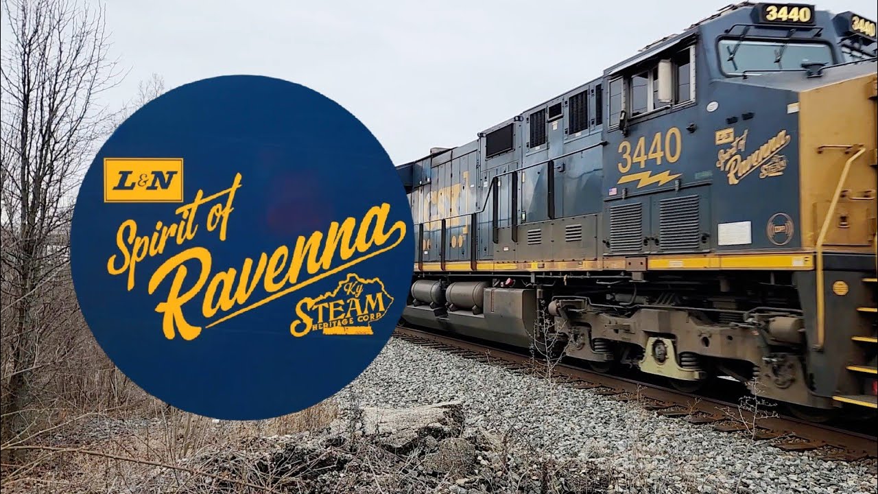 CSX3440 the Spirit of Ravenna mixed freight