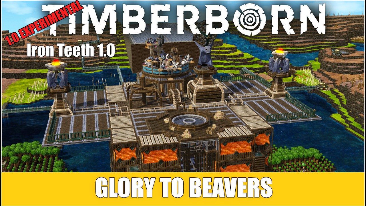 Timberborn 1.0 Experimental — A Proper Megaproject Dam! | EP23