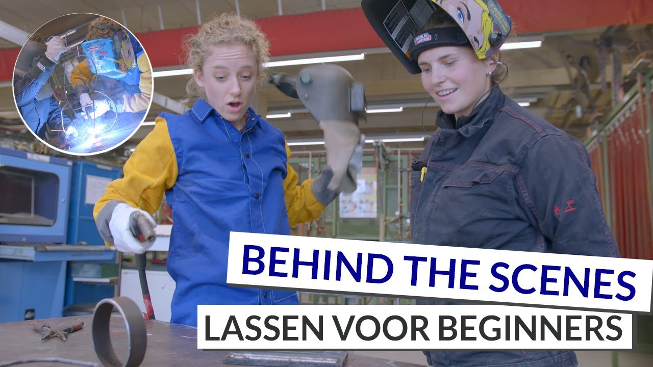 Lassen voor beginners | Leren lassen met laskampioen Brenda Vermeiren | Behind the Scenes