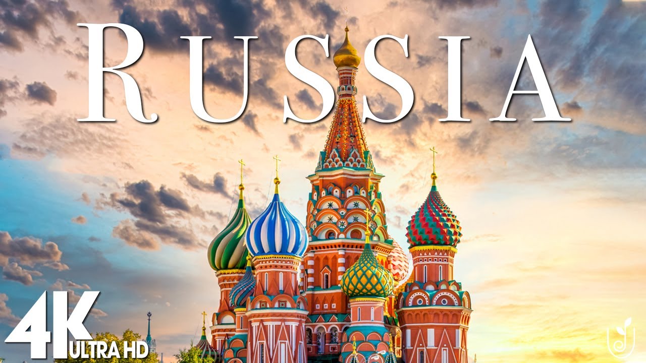 Russia Relaxation Film 4K with Relaxing Music For Healing, Sleep, Studying & Relaxation