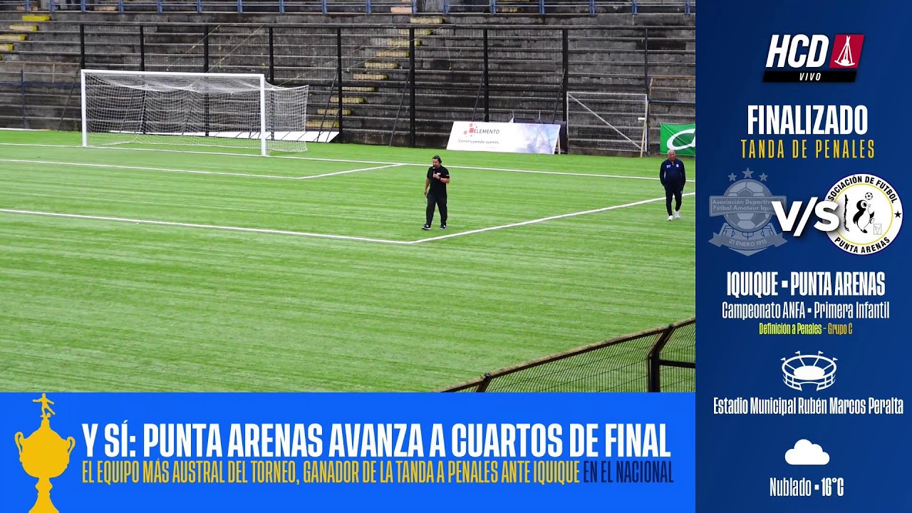 ⚽️ CAMPEONATO NACIONAL ANFA SUB-15 2026 | Iquique V/S Punta Arenas (Definición a Penales) (17/02/26)