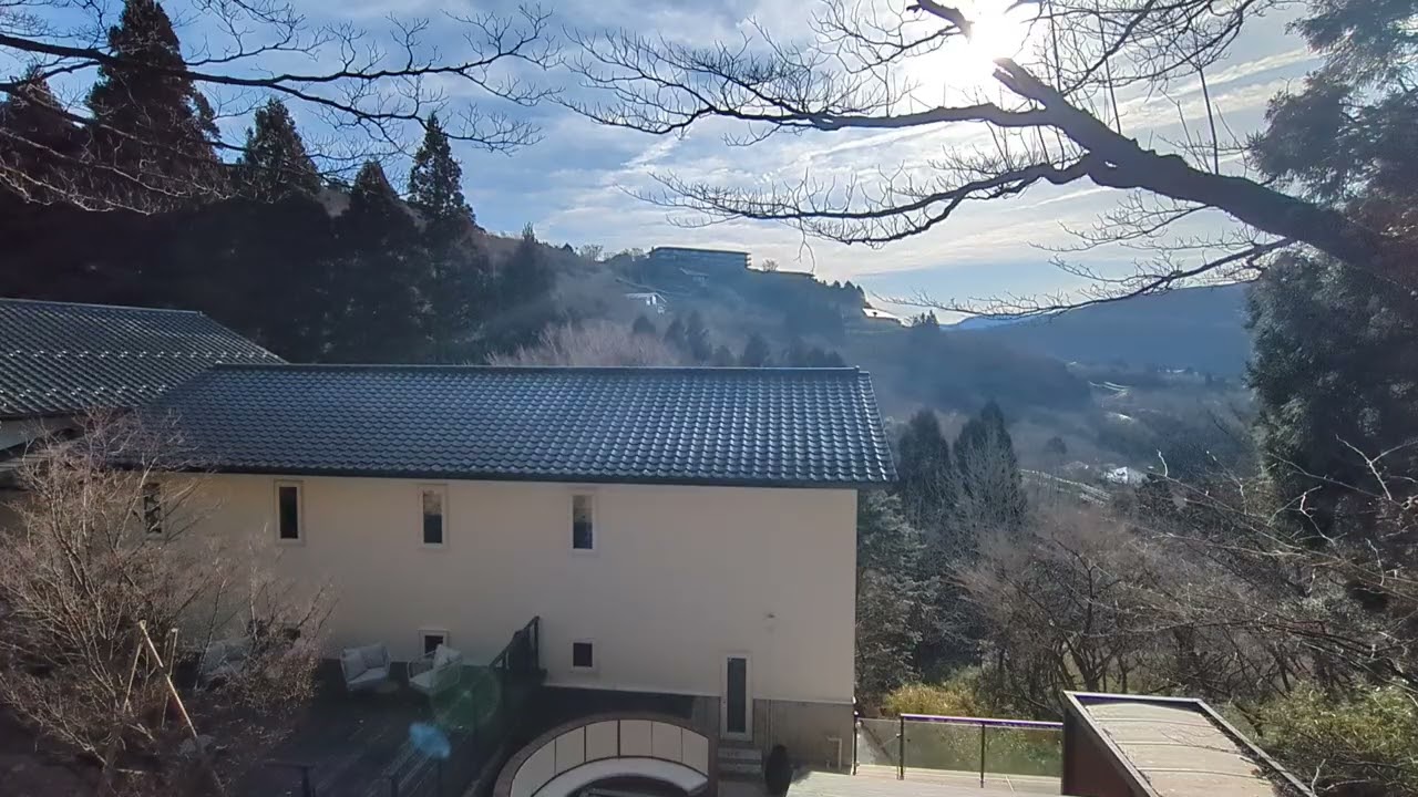 箱根　旅館　蔵樹　箱根神社の神域　通勤中に聞くだけで1日が幸せに満ちる　2026/2/5　箱根蔵樹から風景と自然のBGM