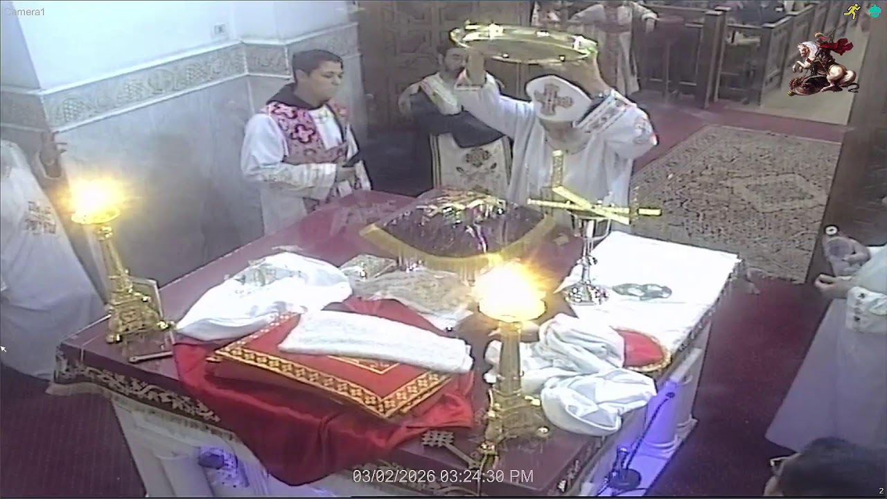 قداس صوم نينوي  الموافق 3-2 -2026 بكنيسه الشهيد العظيم مارجرجس بكوم امبو المحطه