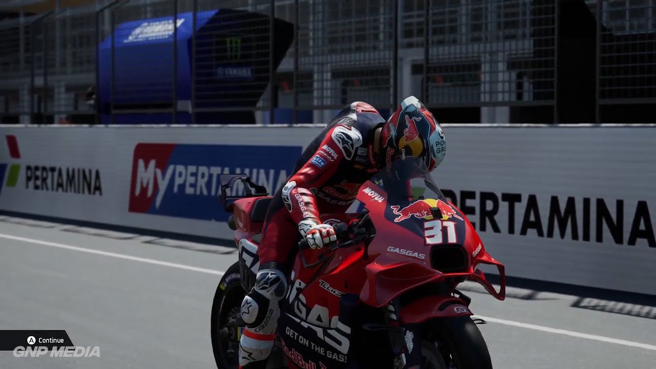 MotoGP 24 - Pedro Acosta - Mandalika Circuit - Fuel & Tires Management - Gameplay