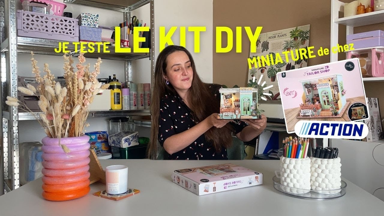 Je teste le kit DIY miniature de chez ACTION et je raconte mon parcours
