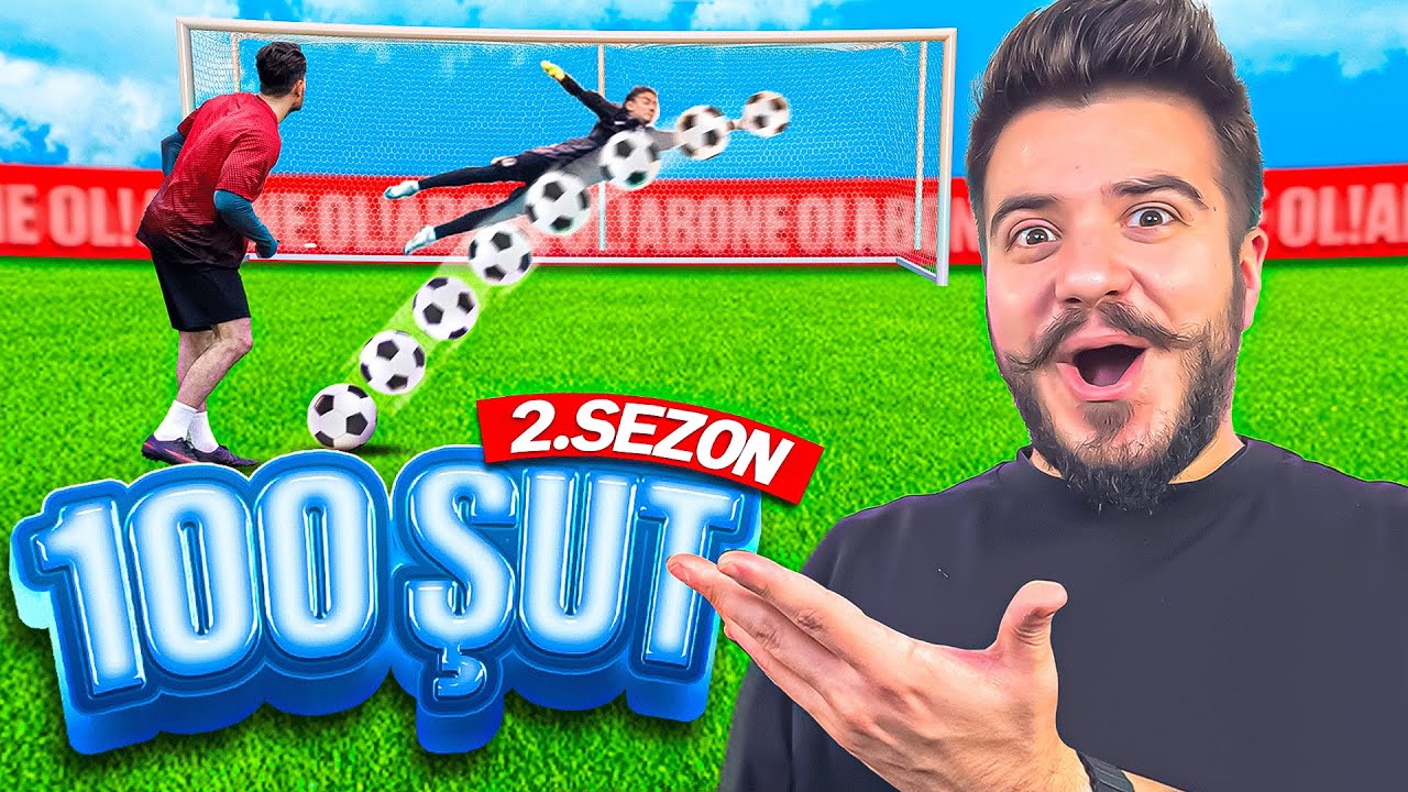 14 YAŞINDAKİ KALECİYE 100 ŞUT &Ccedil;EKTİK! KA&Ccedil; GOL YEDİ?