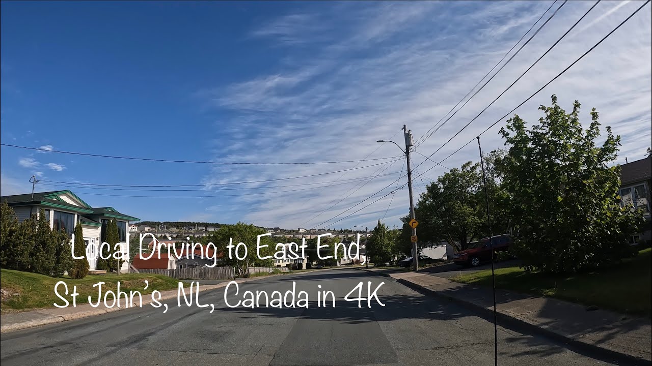 [4K] St John's, NL, Canada:  Driving - To East End | #93
