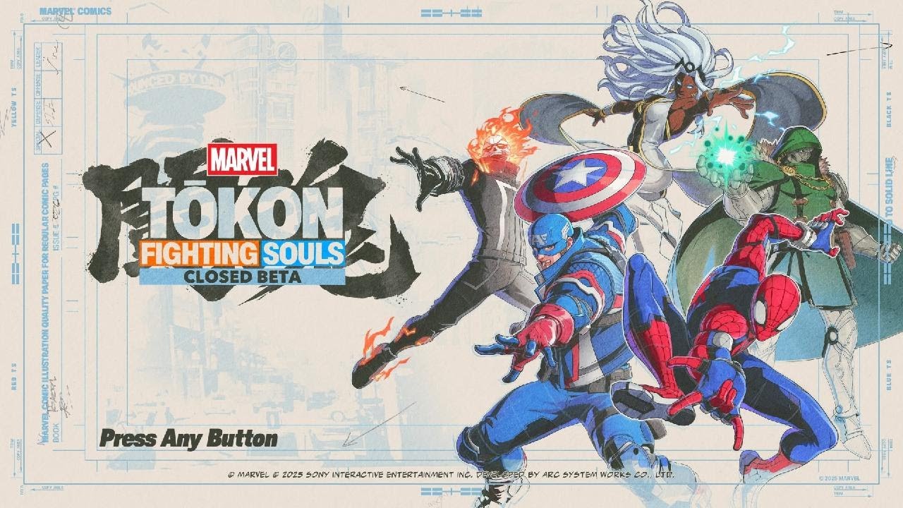 MARVEL Tōkon: Fighting Souls - CLOSED BETA Gameplay VS CPU (PS5)