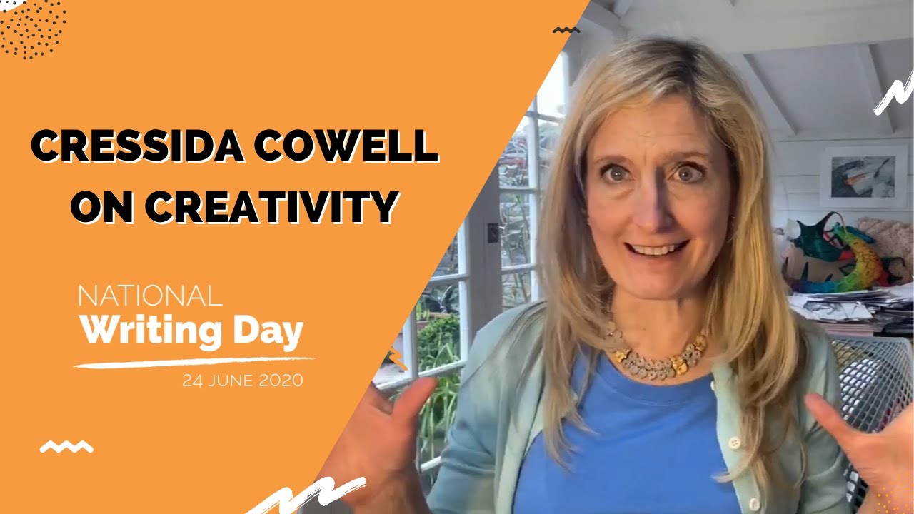 Cressida Cowell on her magical ideas books for #nationalwritingday