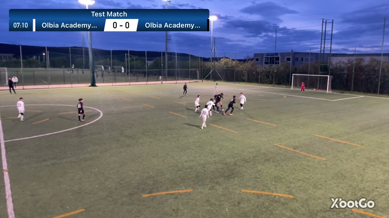 Test Match Olbia Academy 2015 vs Olbia Academy 2016 1 tempo