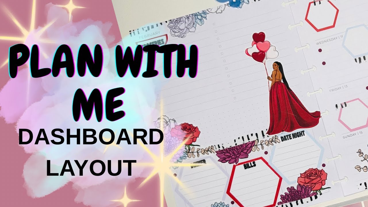 PLAN WITH ME/DASHBOARD LAYOUT/LIVE LOVE POSH LAYOUT 