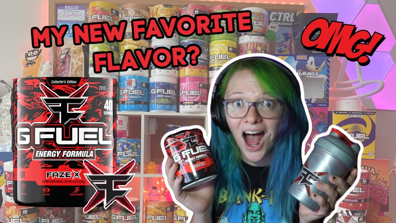 NEW FaZe X G-FUEL LIMITED EDITION COLLECTORS BOX UNBOXING & REVIEW!