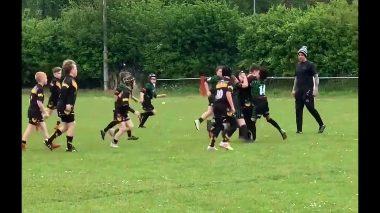 No stopping him - kids rugby