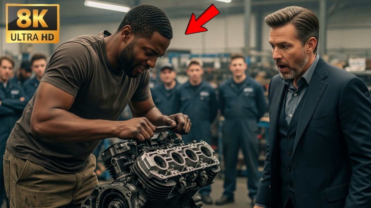 38 Mechanics Couldn't Fix Billionaire CEO's $2.3M Harley Until Black Single Dad Opened the Engine