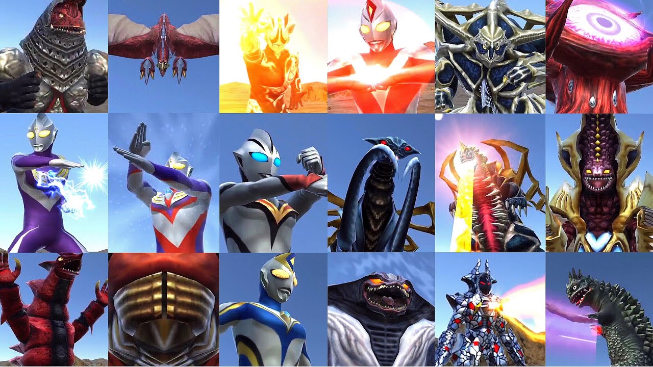 【ウルバト図鑑 ティガ・ダイナ・ガイア編】登場した怪獣やウルトラマンをまとめました！【ウルトラ怪獣バトルブリーダーズ】ULTRAMAN［保存版 必殺技集］