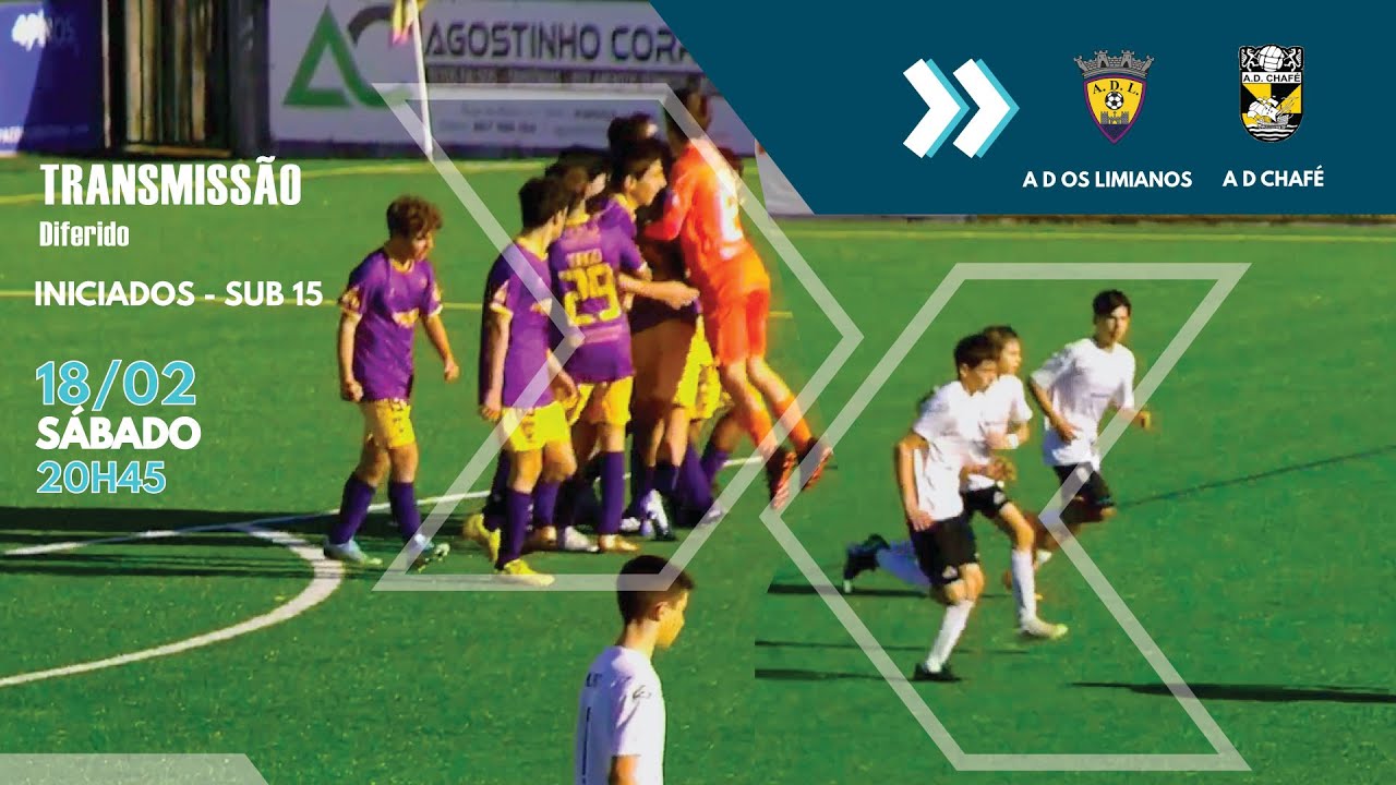 AD Limianos vs AD Chafé - Campeonato Distrital Iniciados da 1ª Divisão - Viana do Castelo