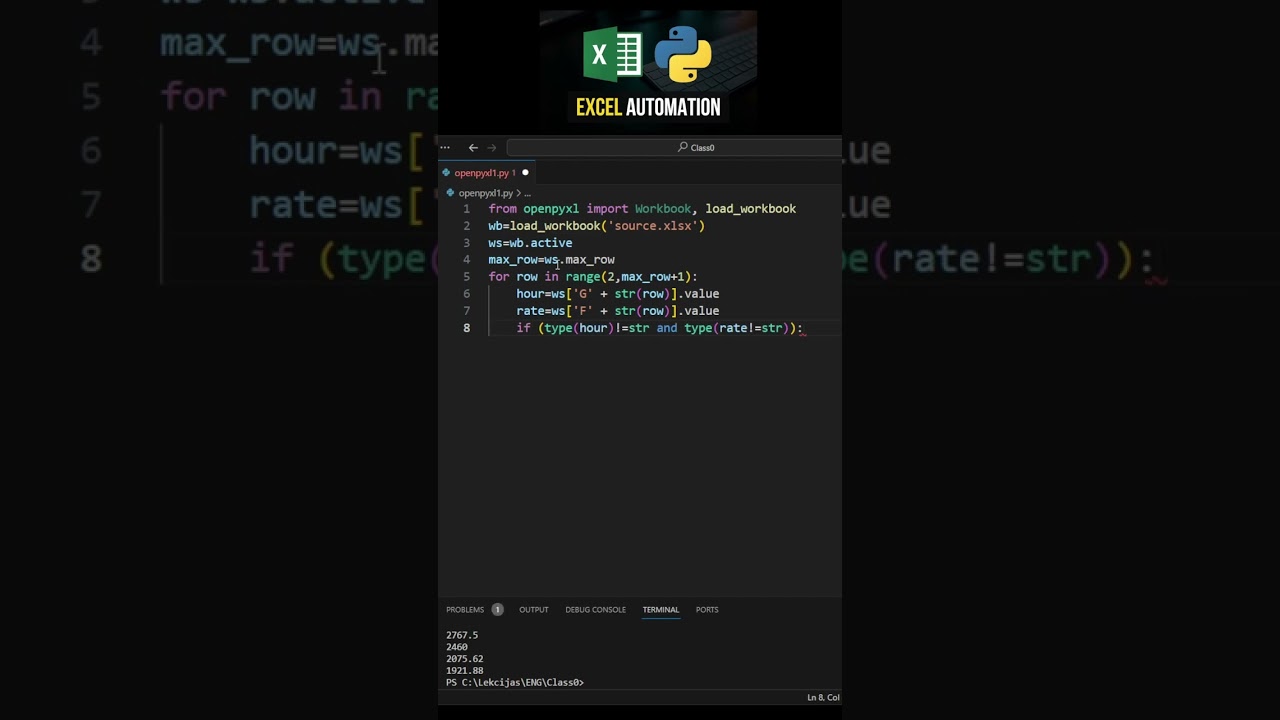 Automating Excel with Python: A Guide to Using openpyxl
