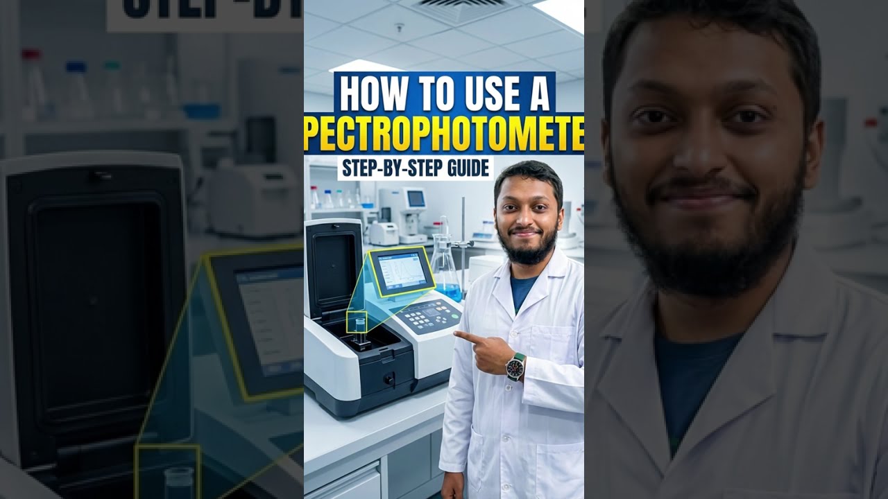How to use Spectrophotometer  by @randomdhrubo