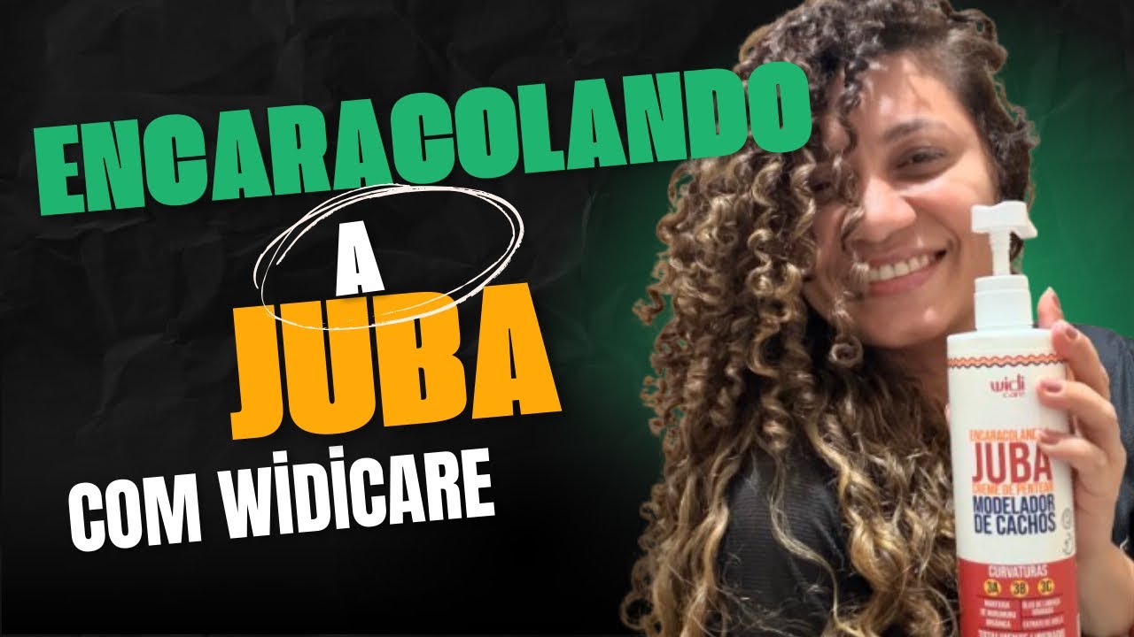 Testei o encaracolando a Juba da Widi Care  cachos 3A/3B