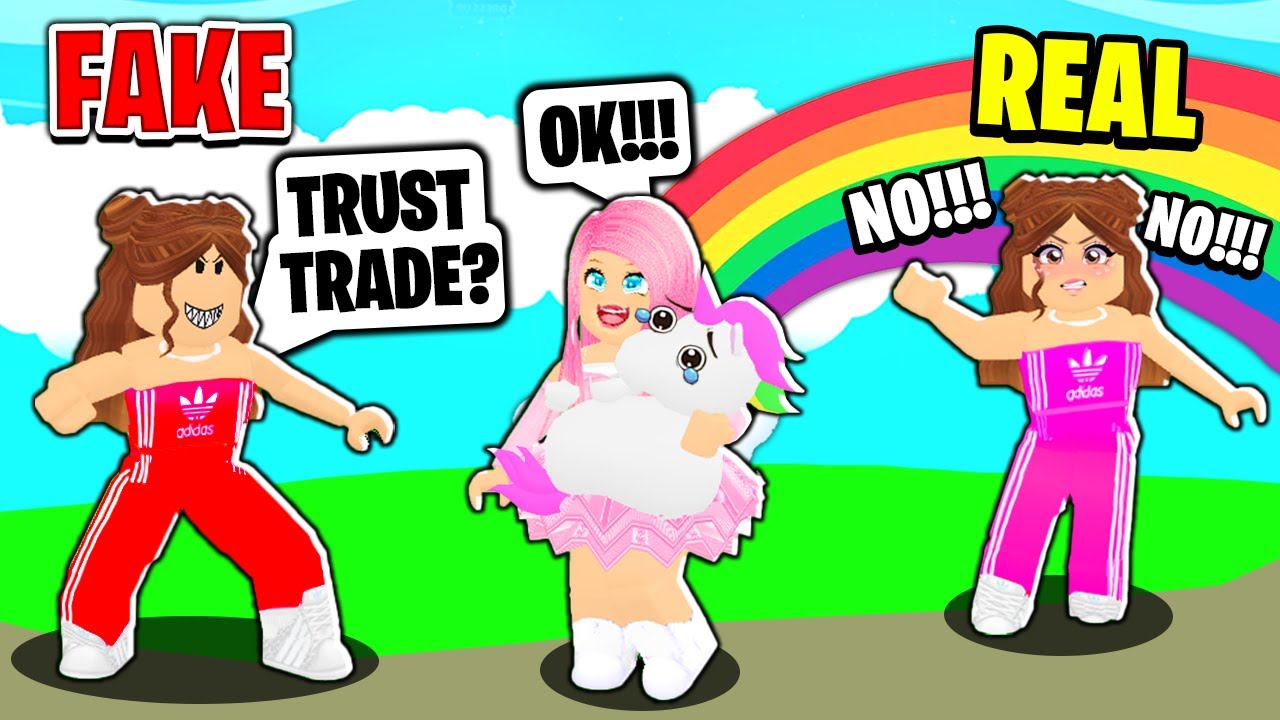 This SCAMMER was PRETENDING TO BE US in ADOPT ME! (Roblox Adopt me)