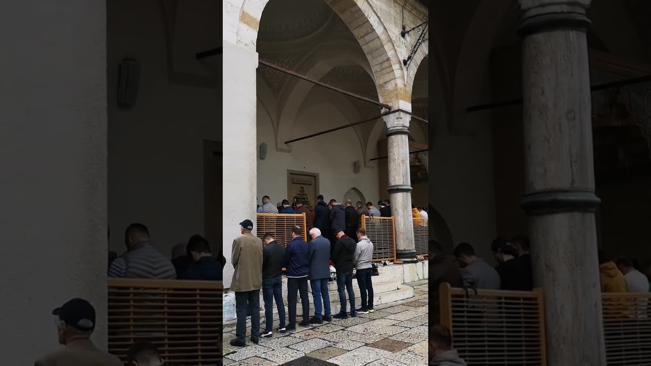 Jummah and Friday Khutbah at Gazi Husrev Beg Mosque, Sarajevo Bosnia.
