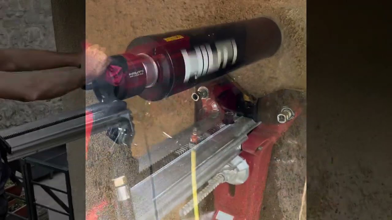 Carottage mur en pierre #CarotteurdeFrance #HILTI