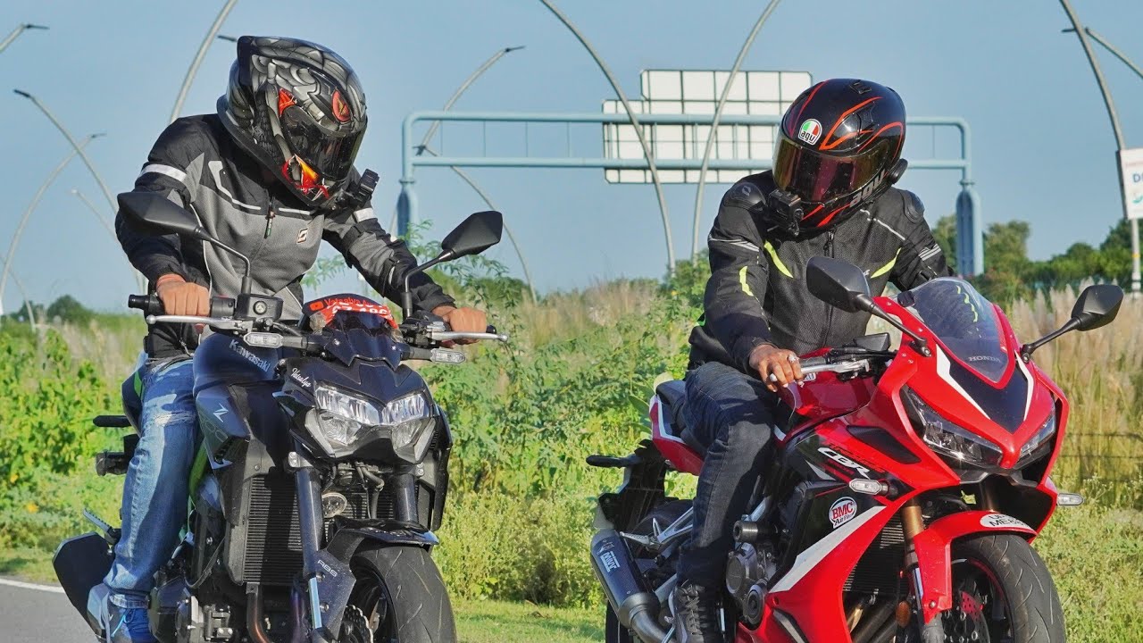 Kawasaki Z900 Vs Honda CBR 650R | Long Race | Itna Bada Difference Socha Nahi Tha😱