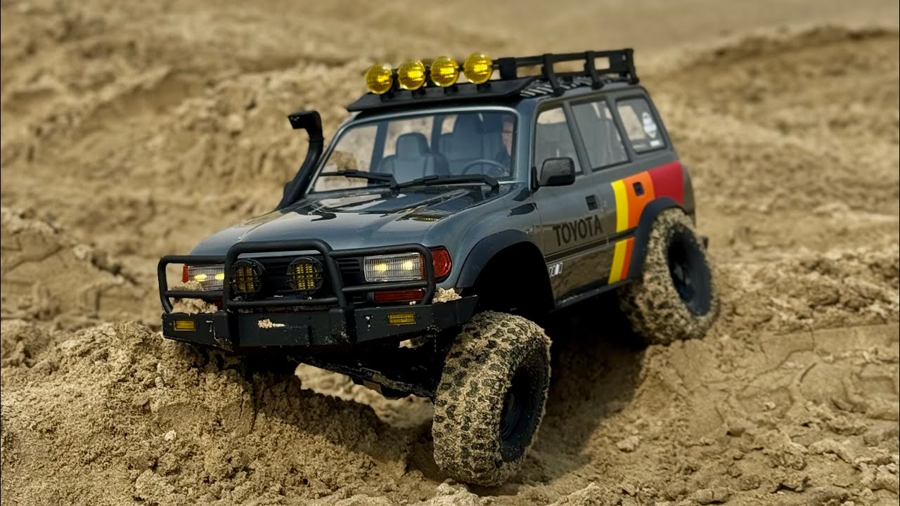 Windy Day Run: Traxxas × Hyper Go x FMS FCX10 LC80