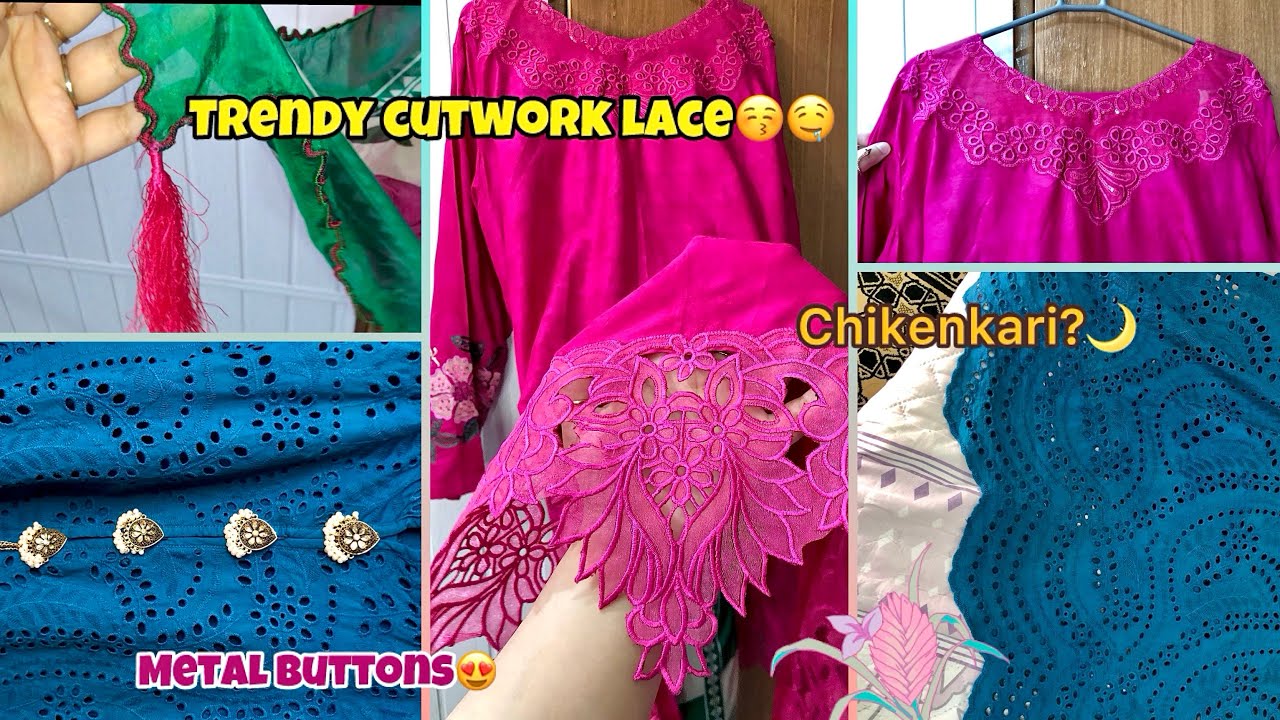 My favourite dresses 👗😍 - antique button designing - latest summer dress designs