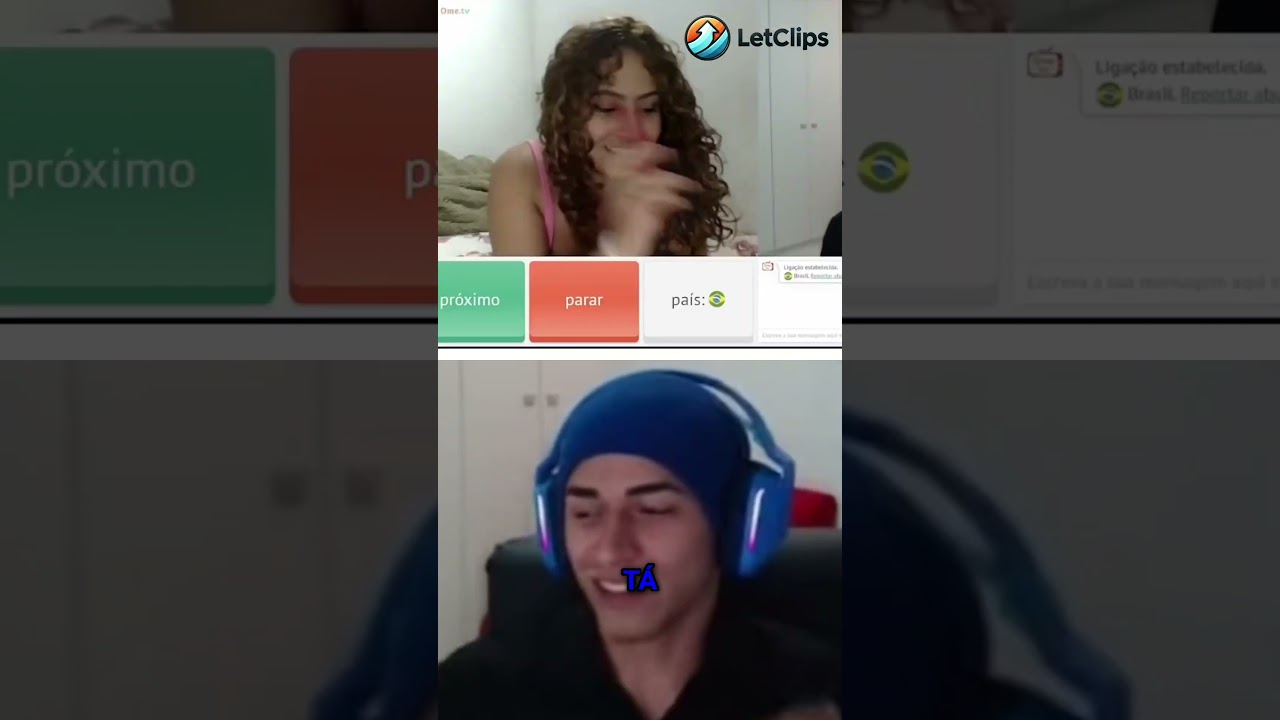 MUQUINHA DEIXOU ELA NERVOSA #smurfdomuca #mucalol #omegle