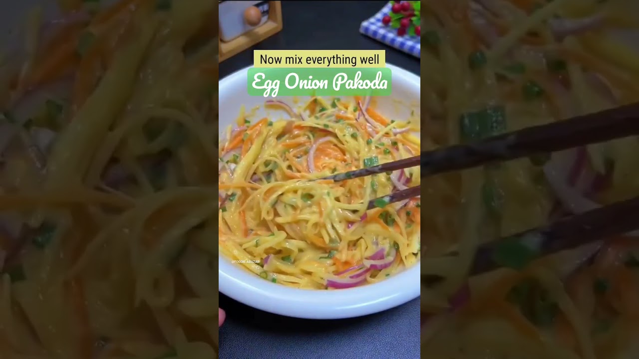 Egg Onion Pakoda