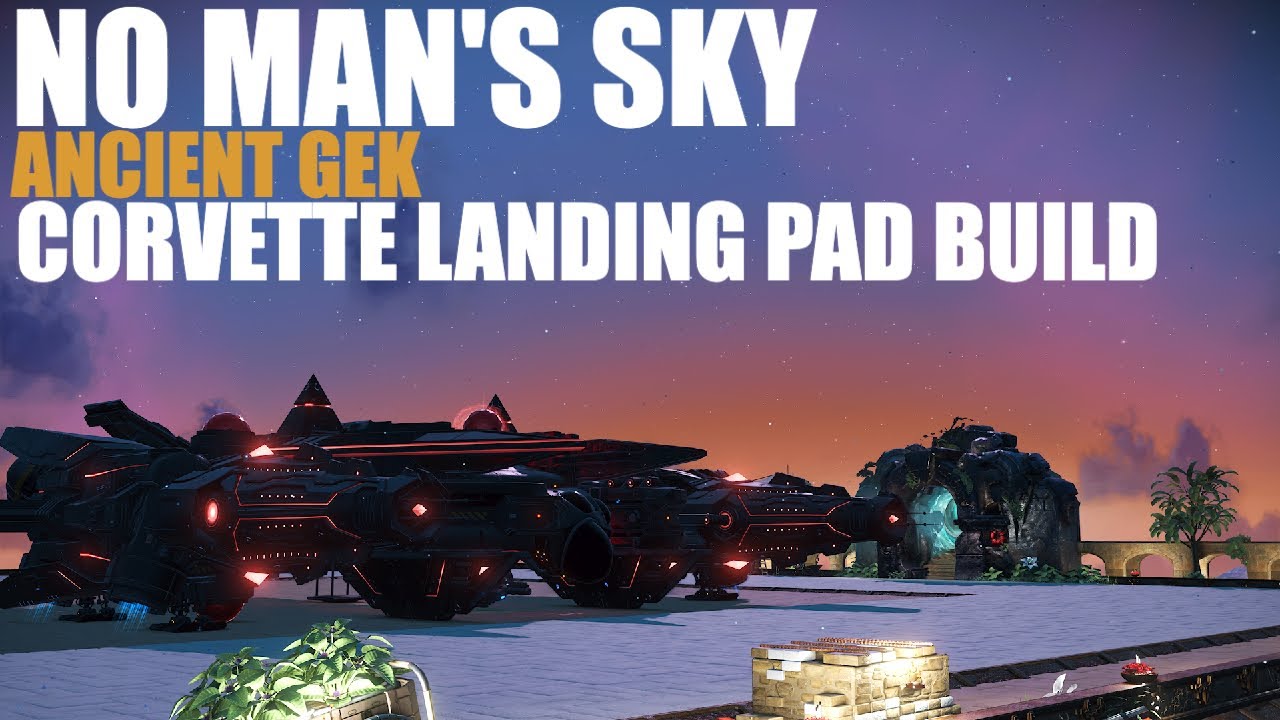 No Man's Sky - (Ancient Gek) Corvette Landing Pad