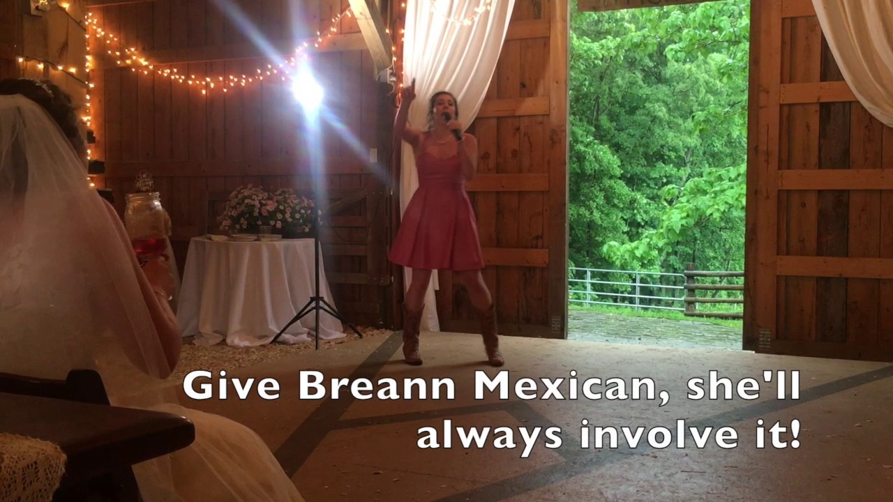 Maid of Honor Speech for Breann - Ice Ice Baby
