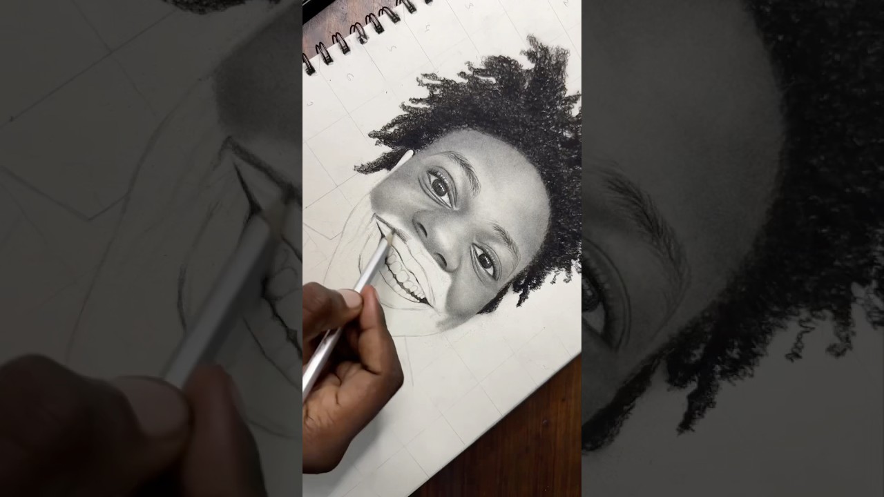 Drawing iShowspeed-Timelapse #art #realism #shorts #ishowspeed #diewithsmile