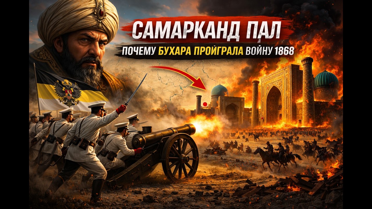 Самарканд пал: почему Бухара проиграла войну 1868 года | Bukhara Emirate vs Russian Empire - 1868