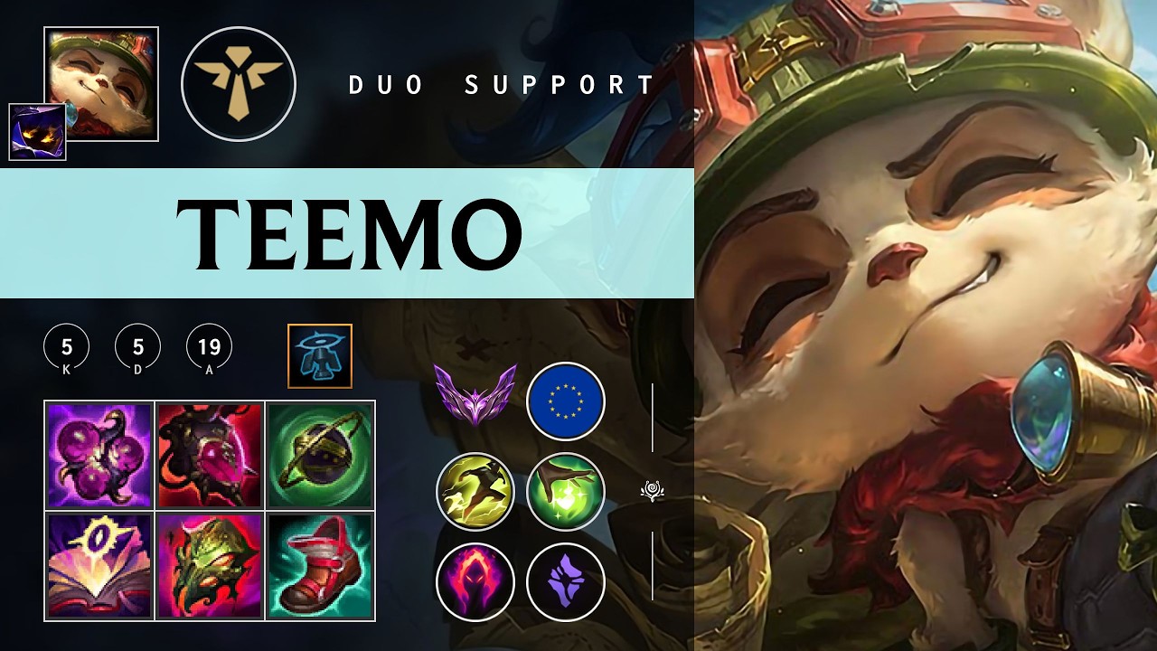 Teemo Support vs Thresh - EUW Master Patch 26.04