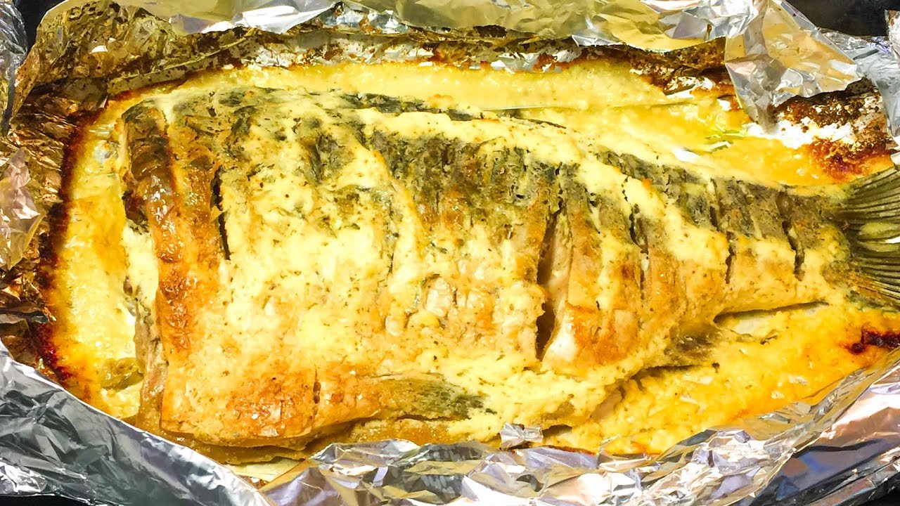 Вкуснейший КАРП, запечённый в сметане.