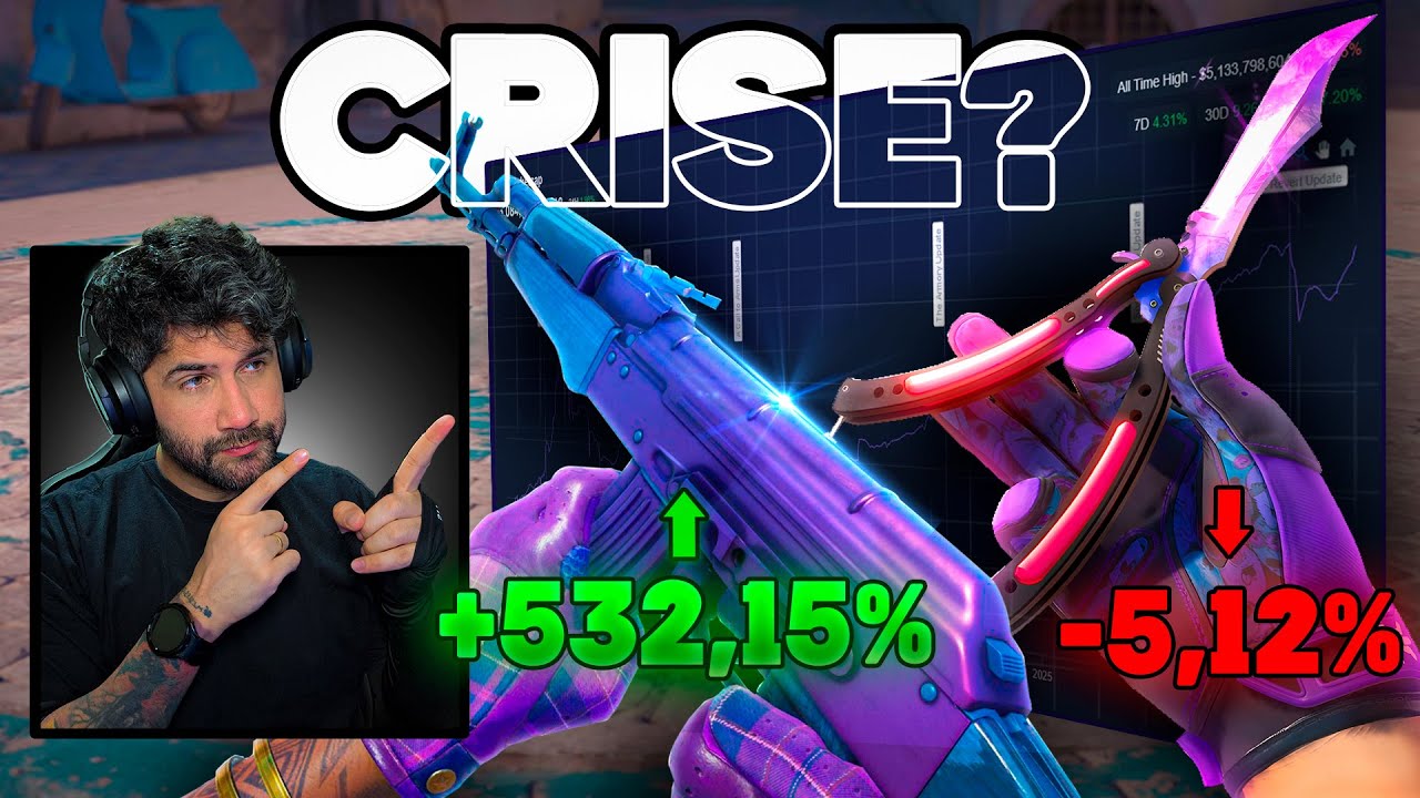 Manipulação ou.. CRISE? O FUTURO do MERCADO de SKINS do CS2! 🚨 (vai dar ruim?)