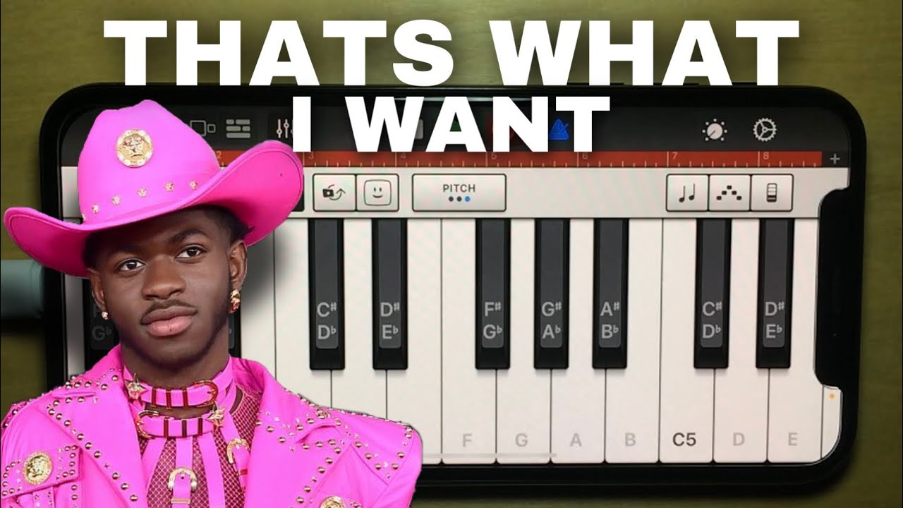 Recreating “That’s What I Want” by Lil NasX on GARAGEBAND APP