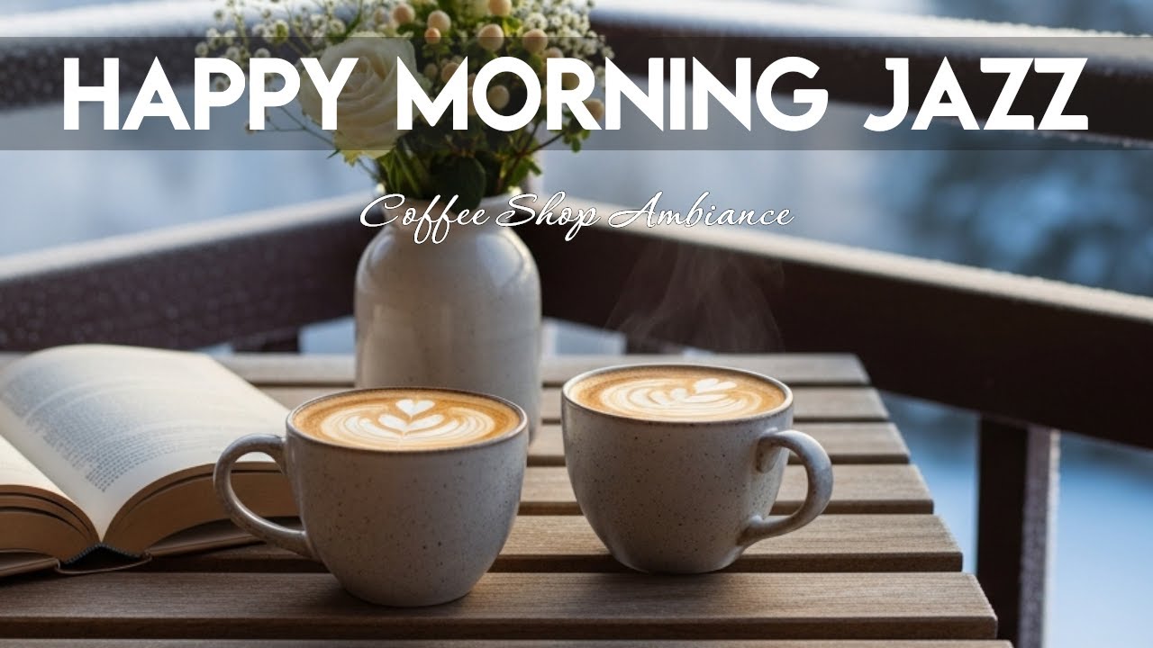 Happy Morning Jazz🎶Smooth  Bossa Nova Instrumental and Relaxing Jazz Cafe Music for Studying.