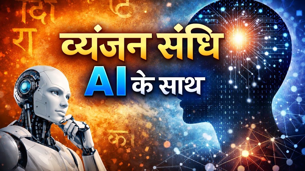 व्यंजन संधि AI के साथ बिलकुल सरल भाषा मे ||𝗕𝗬 𝗦𝗧𝗨𝗗𝗬 𝗛𝗔𝗨𝗡𝗧||