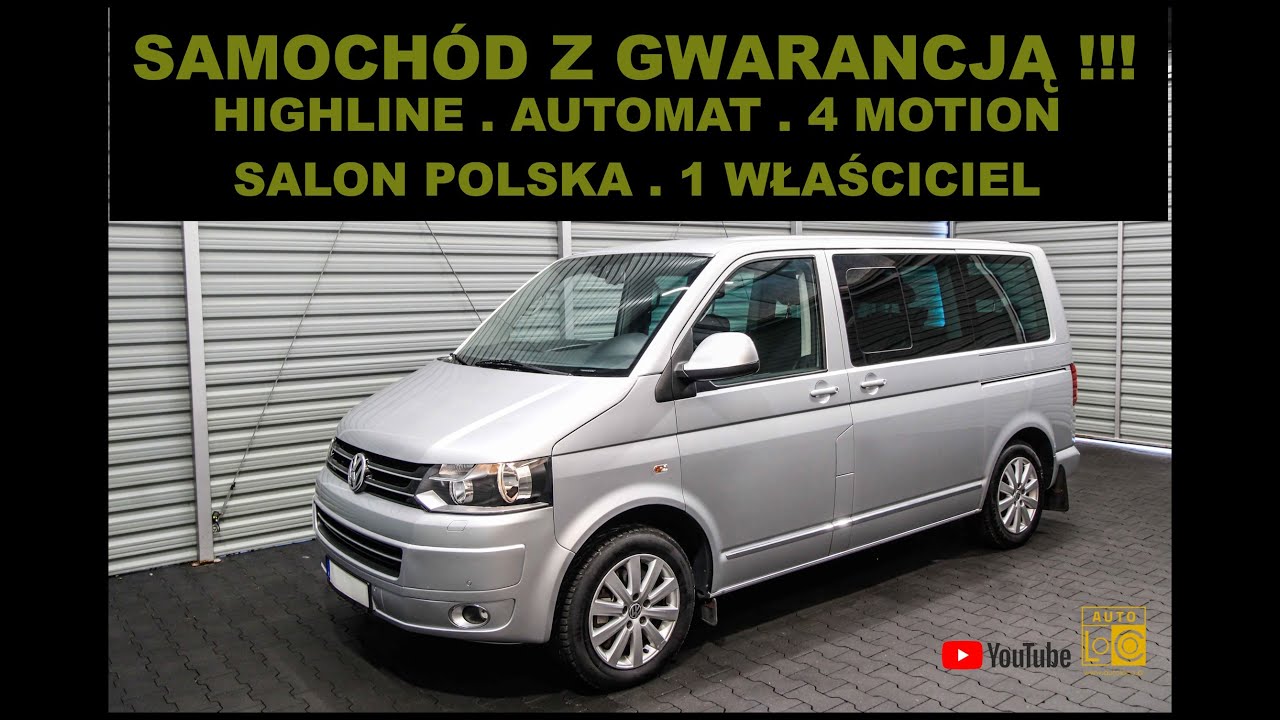 auto-leszno.otomoto.pl - Prezentacja VOLKSWAGEN MULTIVAN HIGHLINE 6 OS 4MOTION DSG  AUTOTEST LESZNO