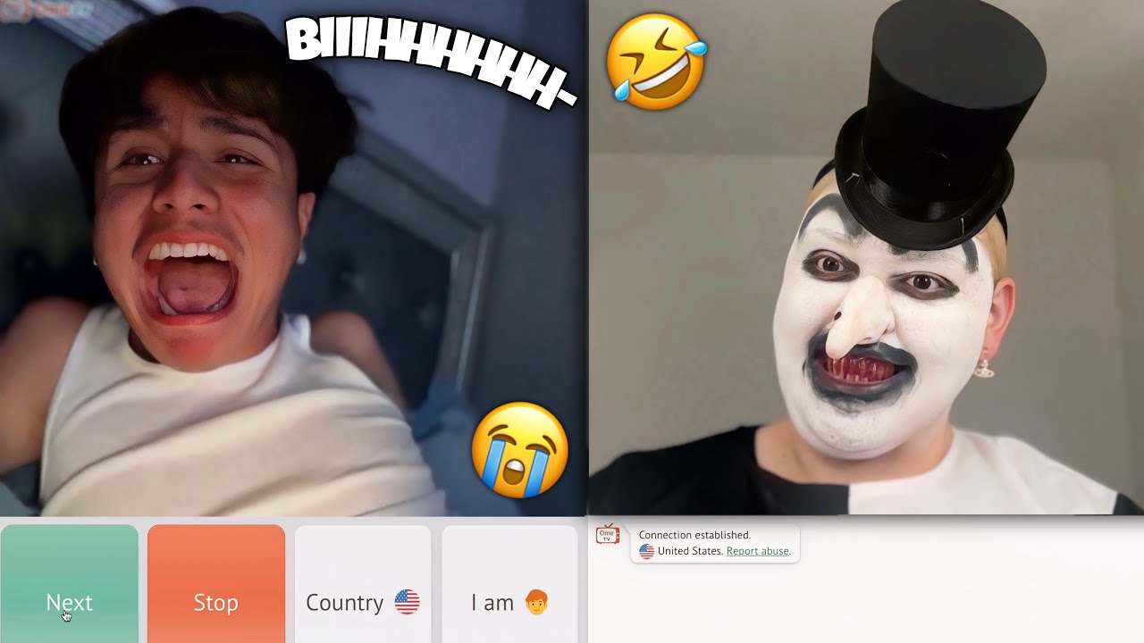 SCARING PEOPLE ON OMEGLE🤣😂