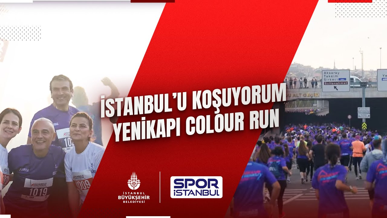 İstanbul&rsquo;u Koşuyorum Yenikapı Colour Run 2023