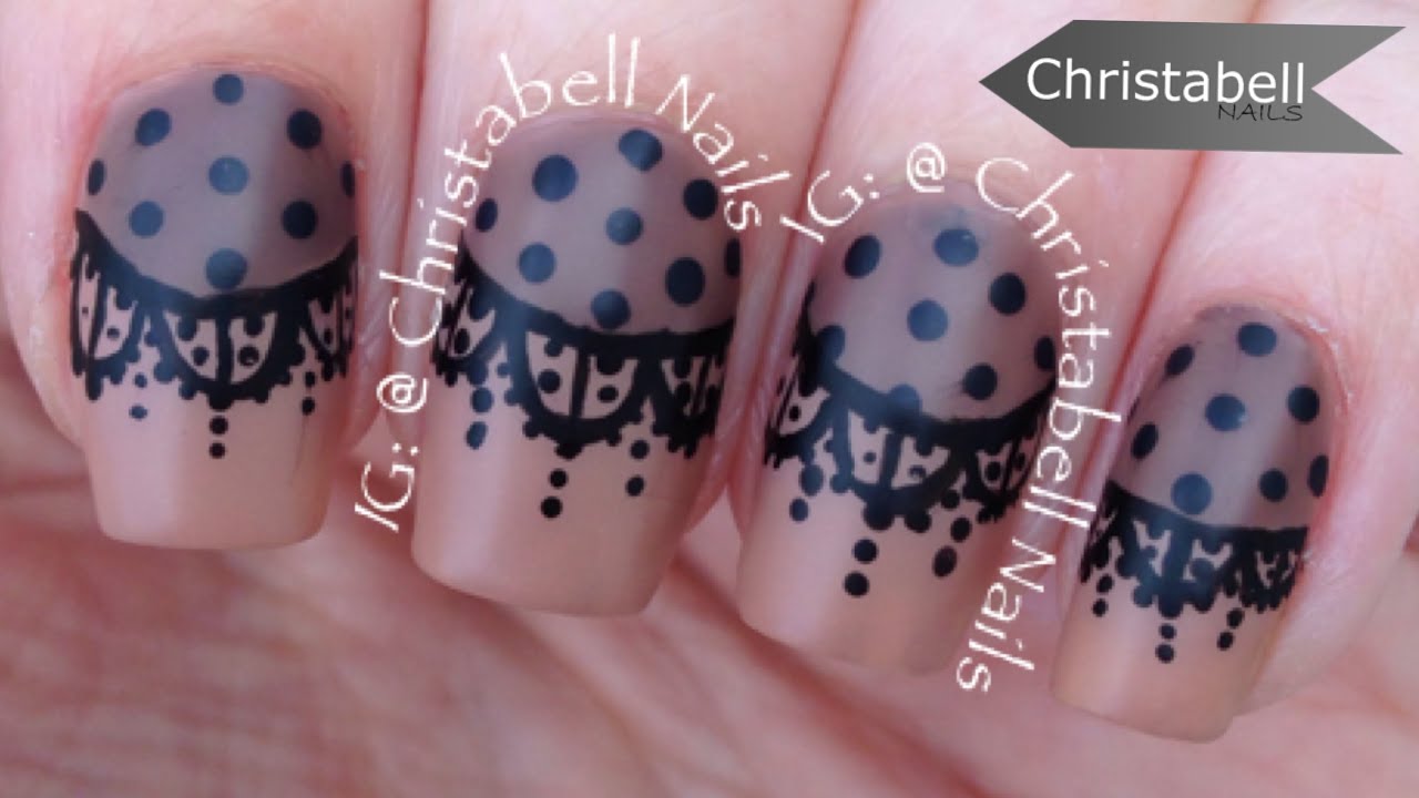 ChristabellNails Lace Nail Art Tutorial