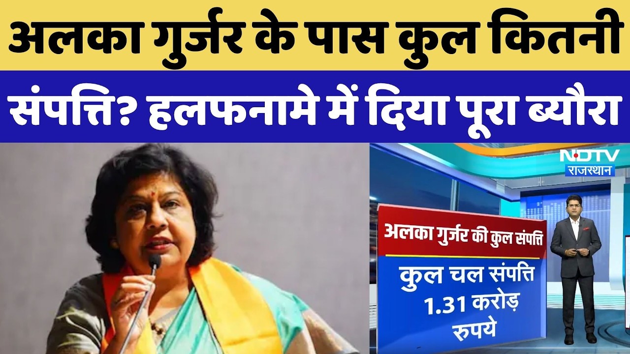 Rajya Sabha election 2026: Alka Gurjar के पास कुल कितनी संपत्ति? हलफनामे में दिया पूरा ब्यौरा |News